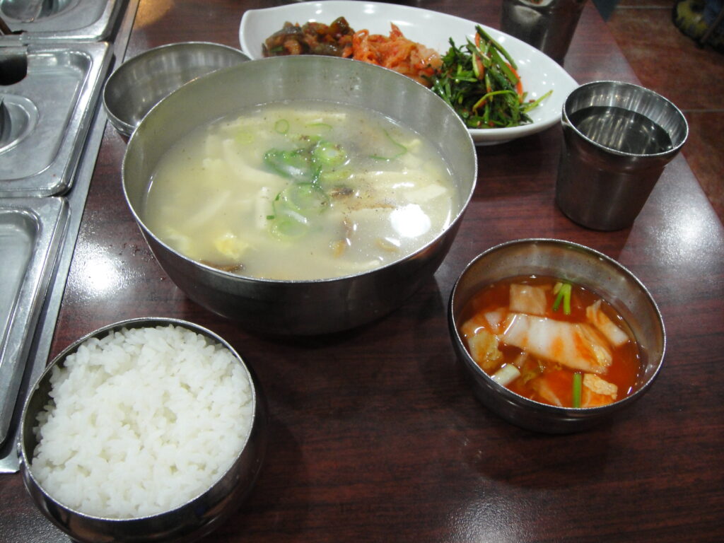 干スケソウダラのスープ（북어국）